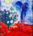 Lovers over Sant Paul contemporary Marc Chagall